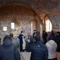 21 ноября прошел молебен в Михаило-Архангельском храме