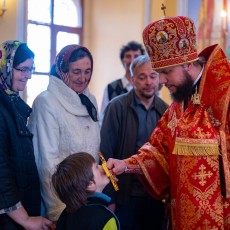 Архиерейское богослужение в Борисоглебском храме